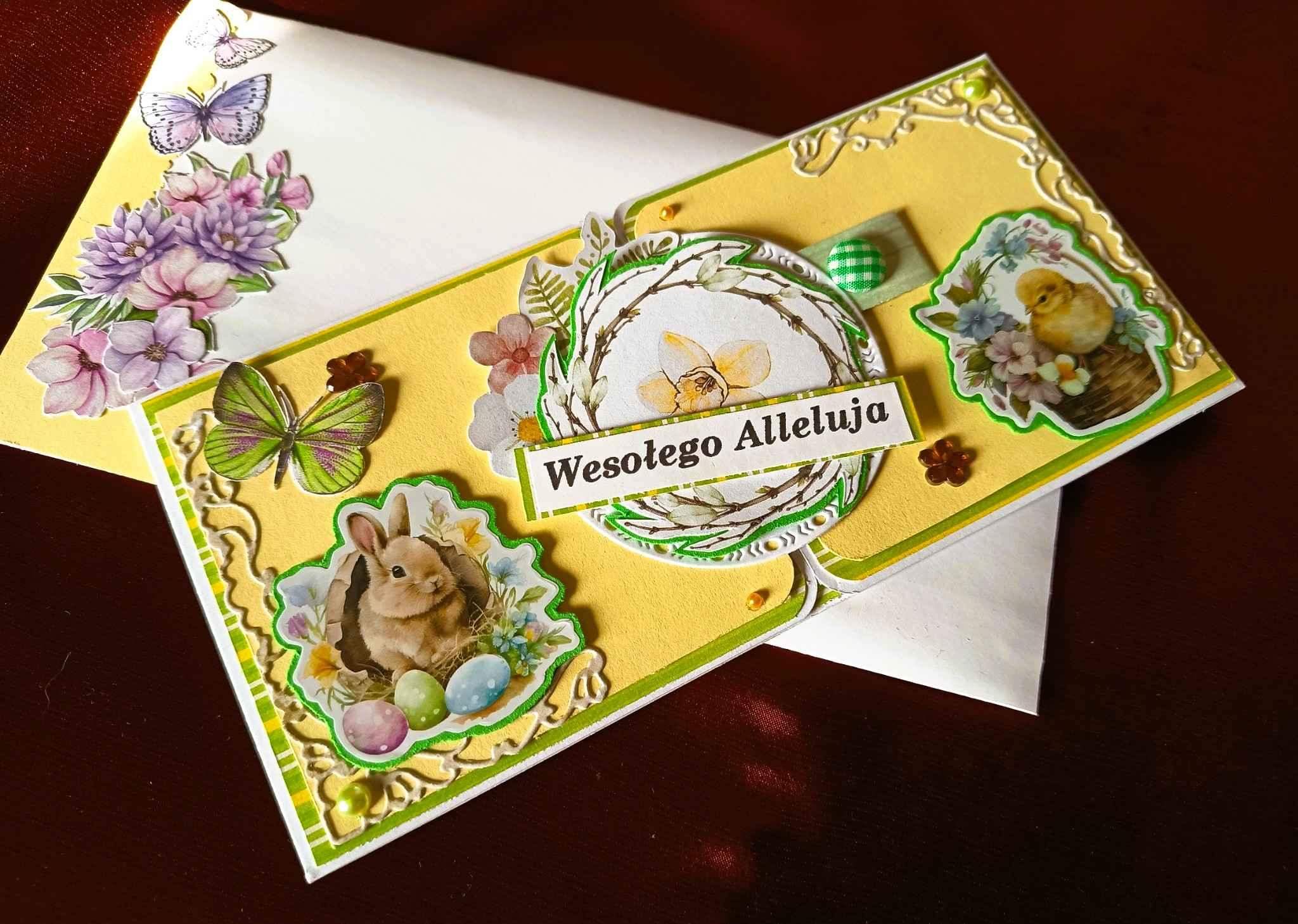 Kartka świąteczna " Wesołego Alleluja "  #KW007