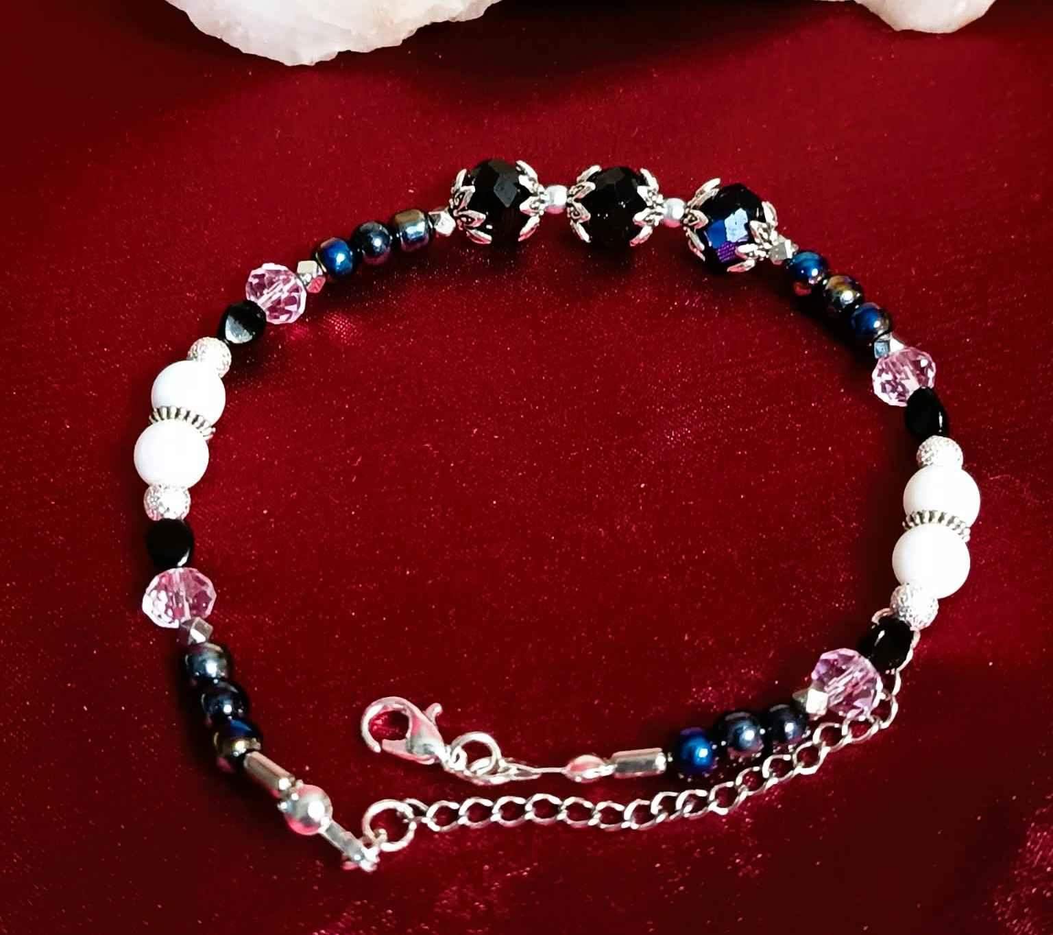  Bransoletka 3 kryształki  BR#011